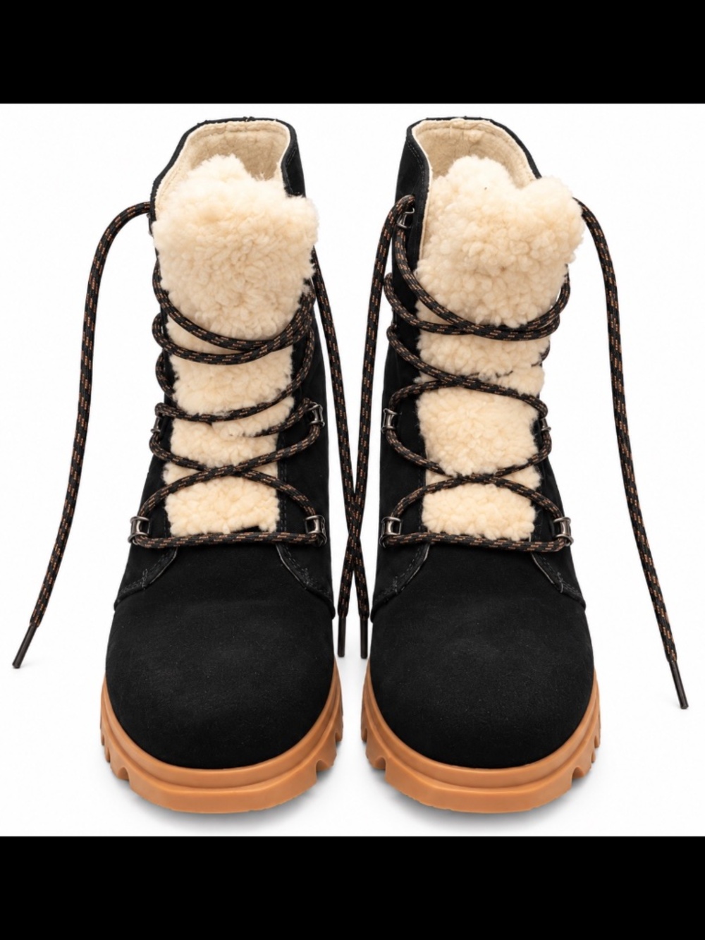 Joan of Arctic Wedge III Lace Cozy Boot